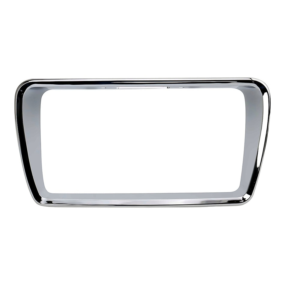 2008-2012 Chevrolet Malibu License Plate Bracket Rear Chrome – Front View (GM1168100)