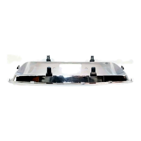 2008-2012 Chevrolet Malibu License Plate Bracket Rear Chrome – Close-Up View (GM1168100)