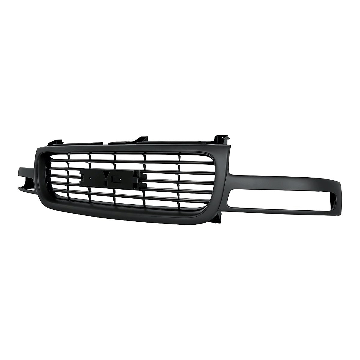 2000-2005 Gmc Yukon Grille Black Horizontal Bars With Textured Gray Frontame – Side View (GM1200429)