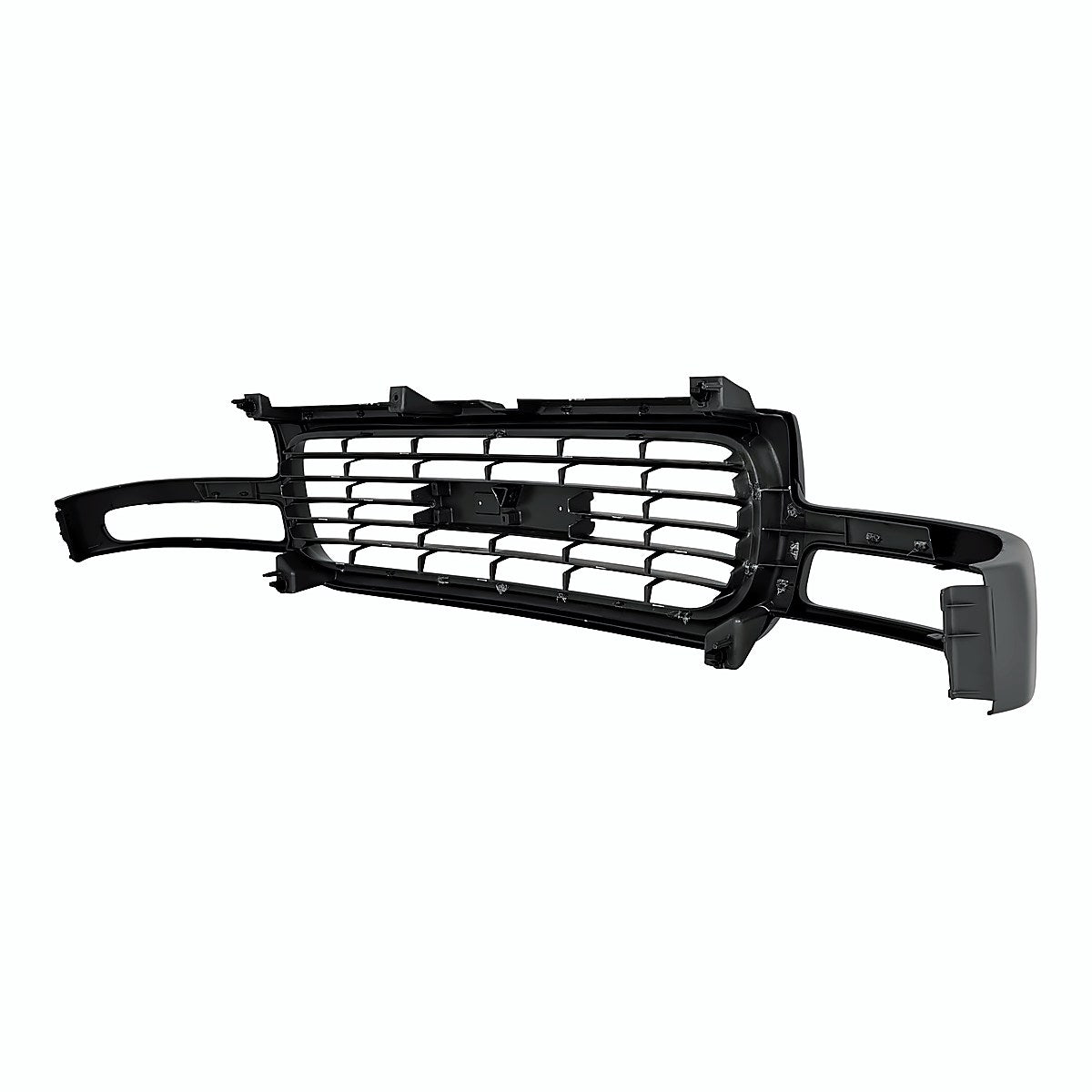 2000-2005 Gmc Yukon Grille Black Horizontal Bars With Textured Gray Frontame – Back View (GM1200429)