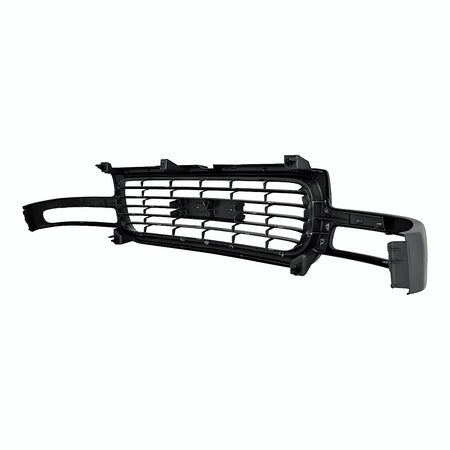 2000-2005 Gmc Yukon Grille Black Horizontal Bars With Textured Gray Frontame – Back View (GM1200429)