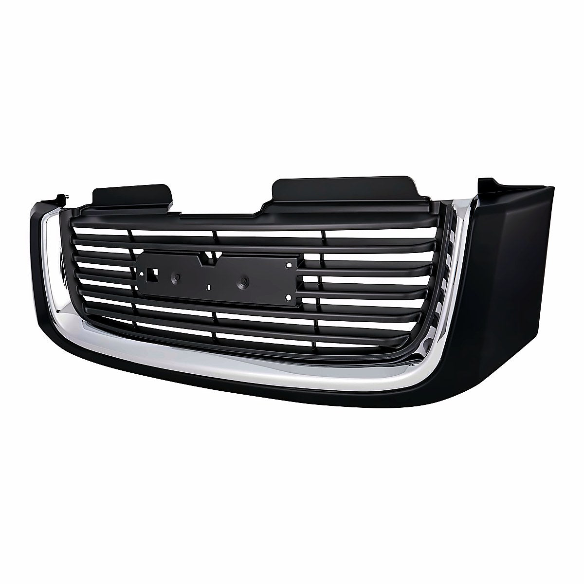 2002-2009 Gmc Envoy Grille Without Headlight Washer Hole Black/Chrome Sle – Side View (GM1200465)