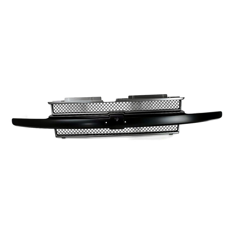 2002-2009 Chevrolet Trailblazer Grille With Black Mold Without H/L Washers – Front View (GM1200470)