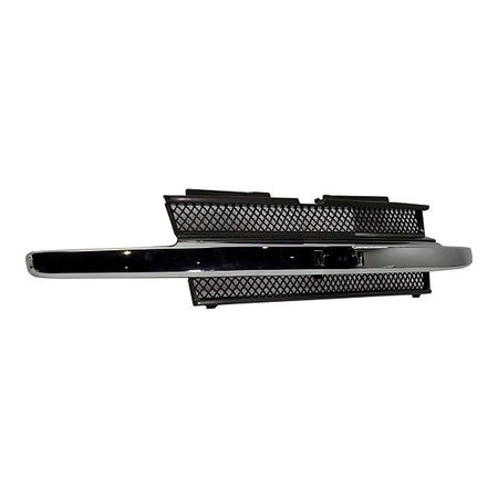 2002-2009 Chevrolet Trailblazer Grille Chrome/Black Without Washer Hole – Side View (GM1200477)