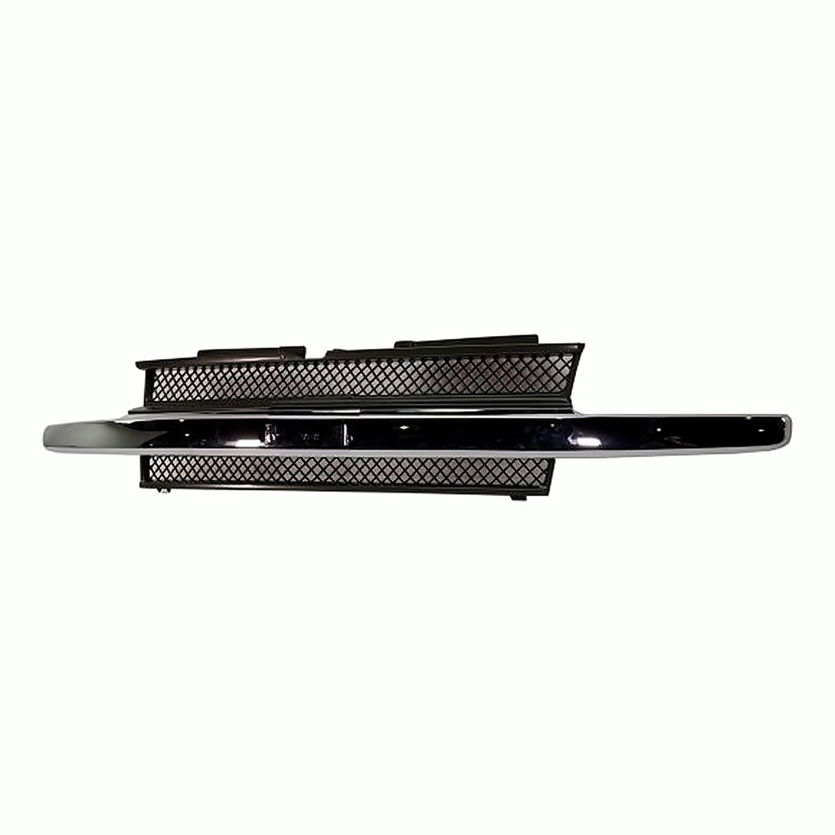 2002-2009 Chevrolet Trailblazer Grille Chrome/Black Without Washer Hole – Side View (GM1200477)
