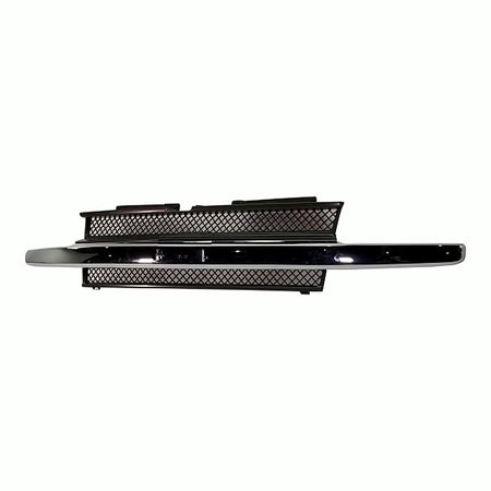 2002-2009 Chevrolet Trailblazer Grille Chrome/Black Without Washer Hole – Side View (GM1200477)