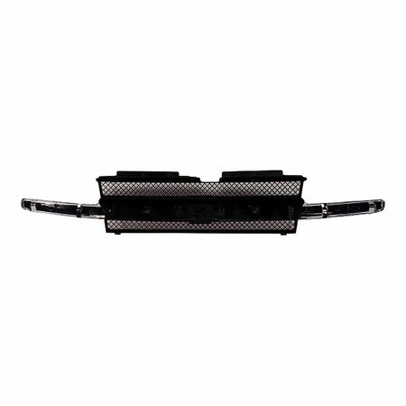 2002-2009 Chevrolet Trailblazer Grille Chrome/Black Without Washer Hole – Back View (GM1200477)
