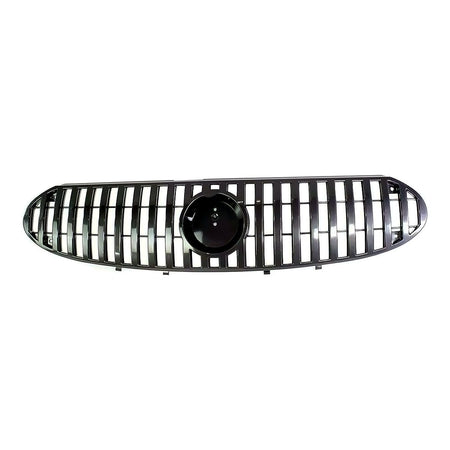 2002-2005 Buick Rendezvous Grille Silver/Black – Front View (GM1200485)