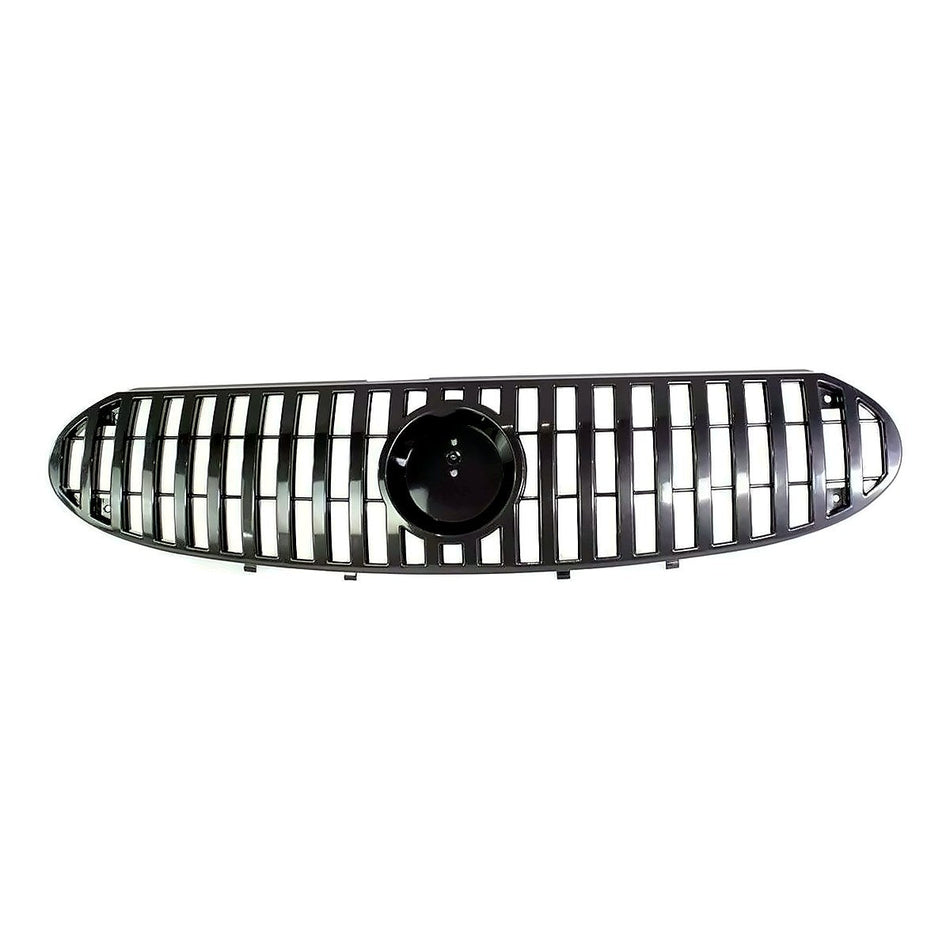 2002-2005 Buick Rendezvous Grille Silver/Black – Front View (GM1200485)