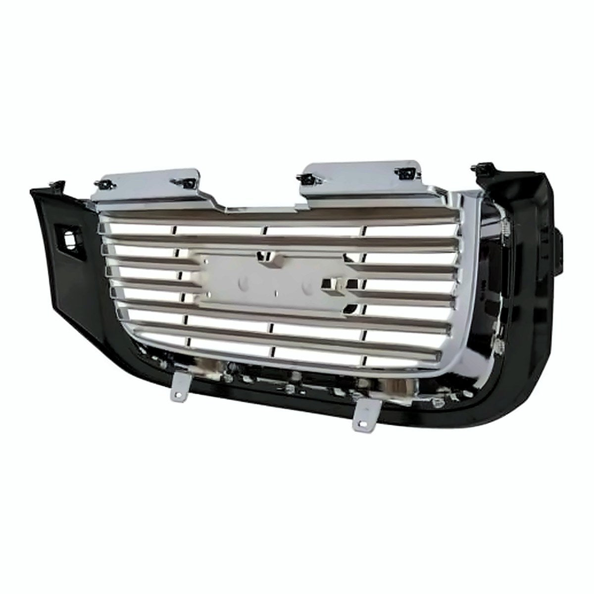 2002-2009 Gmc Envoy Grille Chrome/Black With Washer Hole – Back View (GM1200504)