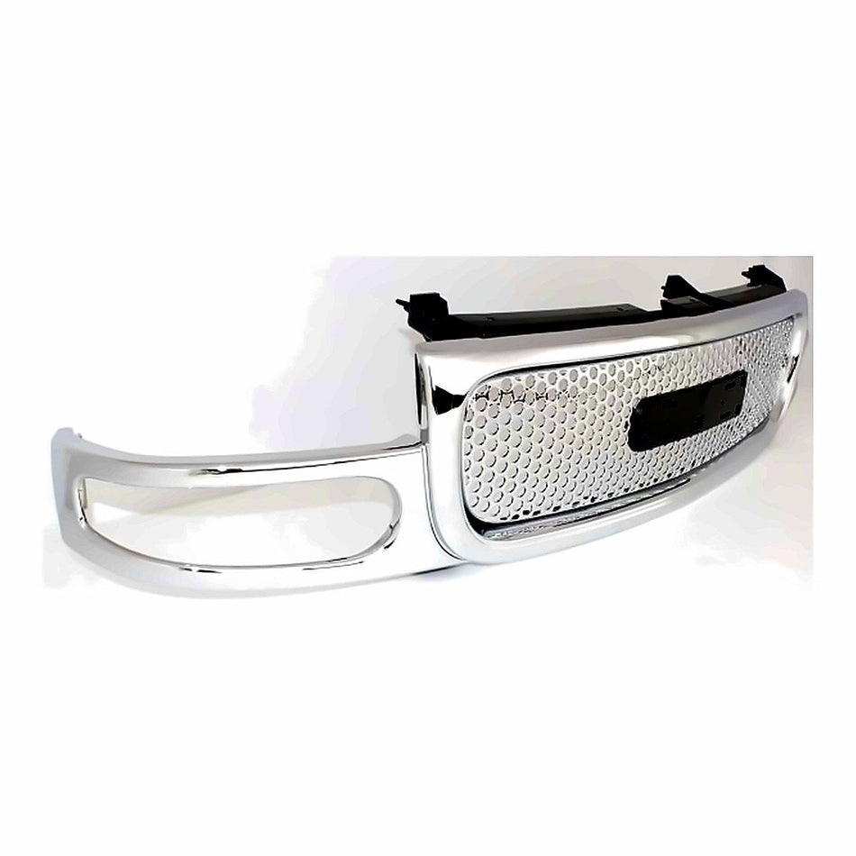 2003-2007 Gmc Denali 1500 Grille Assy (Chrome Slv) Denali – Side View (GM1200510)