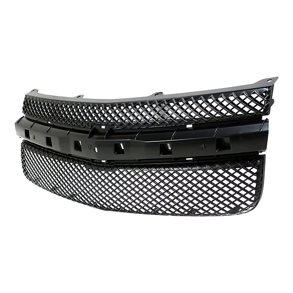 2005-2009 Chevrolet Equinox Grille Matt Dark Gray Without Center Moulding – Side View (GM1200527)