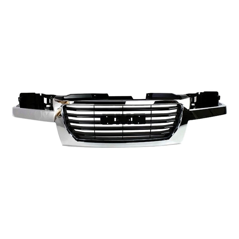 2004-2012 Gmc Canyon Grille Chrome Frontame With Black Center – Front View (GM1200530)