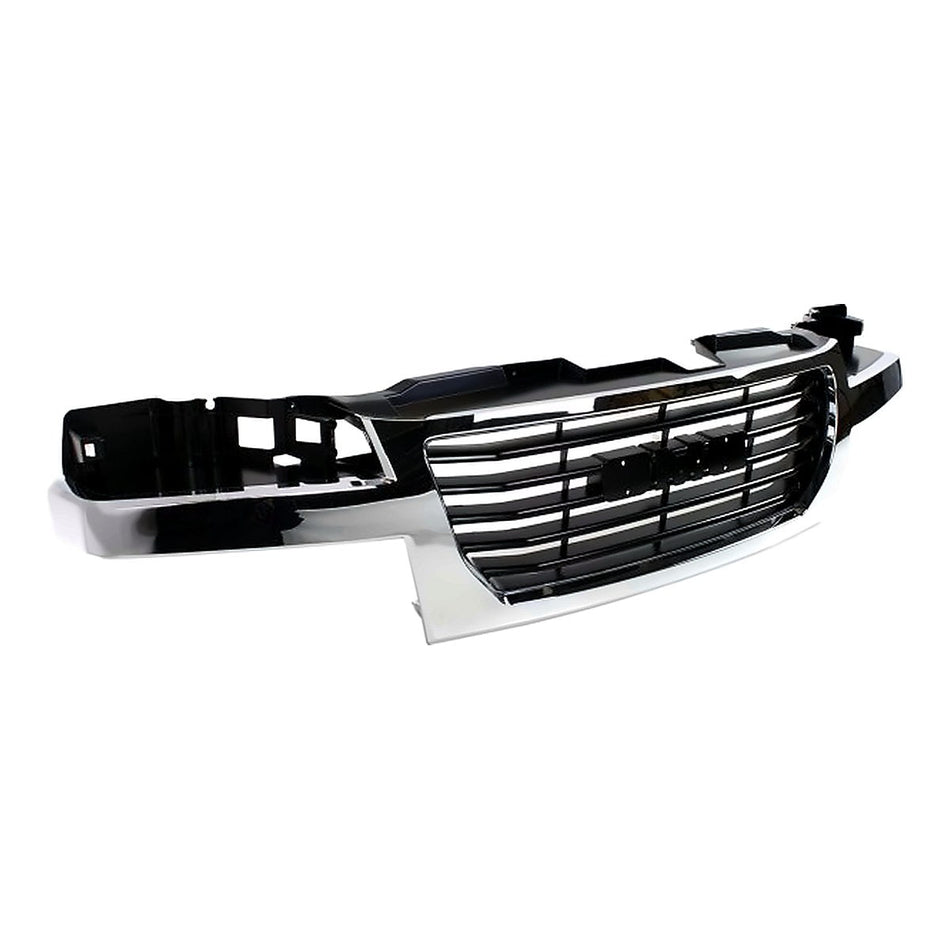 2004-2012 Gmc Canyon Grille Chrome Frontame With Black Center – Side View (GM1200530)