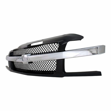 2002-2006 Chevrolet Avalanche Grille Black With Chrome Mldg With Body Cladding – Side View (GM1200543)