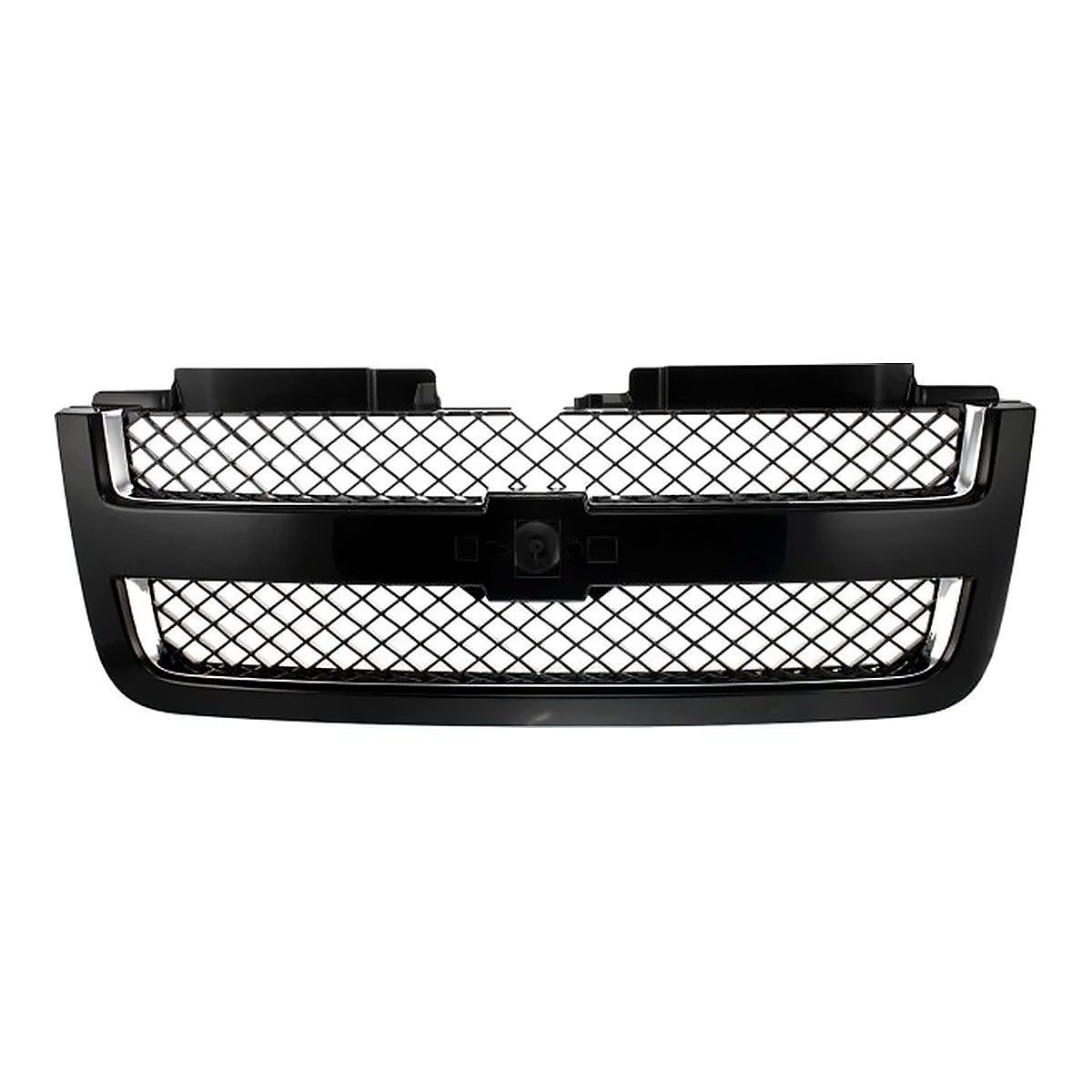 2006-2009 Chevrolet Trailblazer Grille Chrome Gray – Front View (GM1200549)