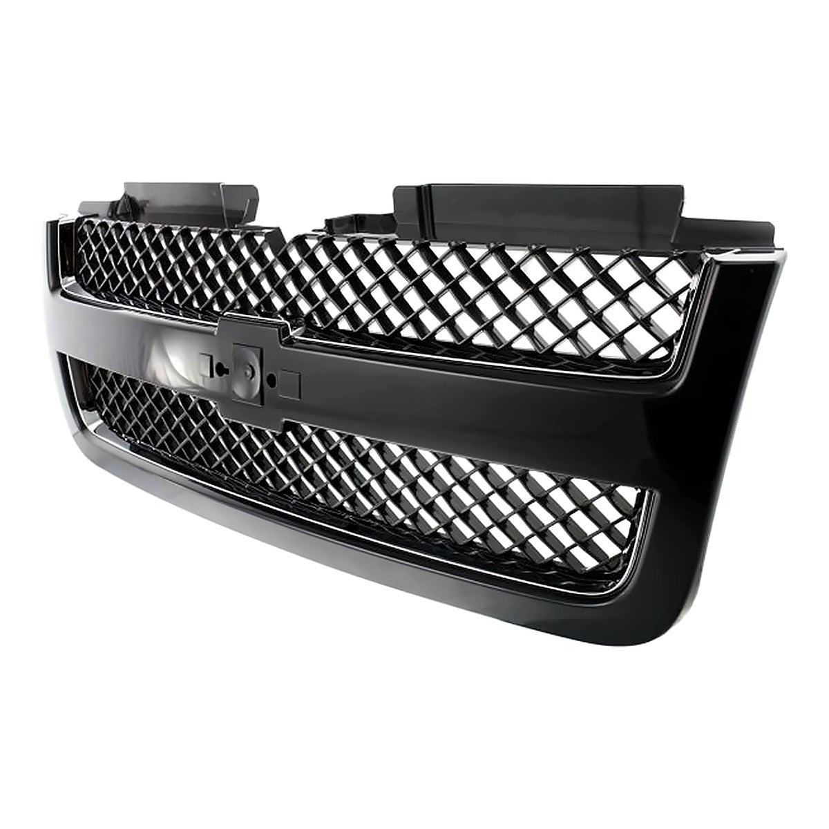 2006-2009 Chevrolet Trailblazer Grille Chrome Gray – Side View (GM1200549)