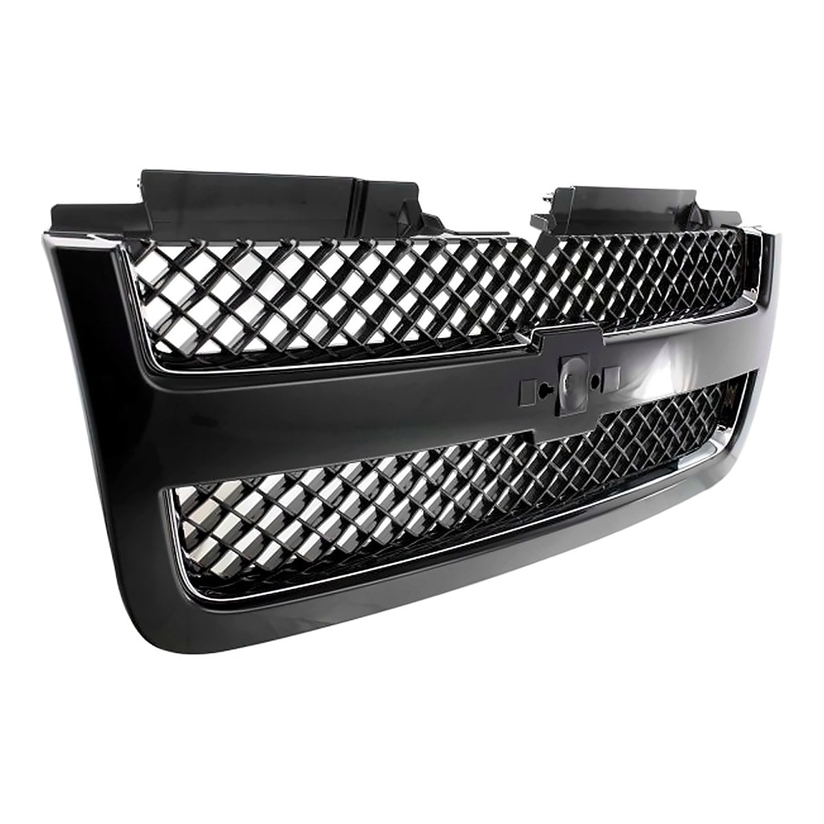 2006-2009 Chevrolet Trailblazer Grille Chrome Gray – Side View (GM1200549)