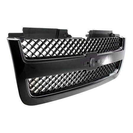 2006-2009 Chevrolet Trailblazer Grille Chrome Gray – Side View (GM1200549)
