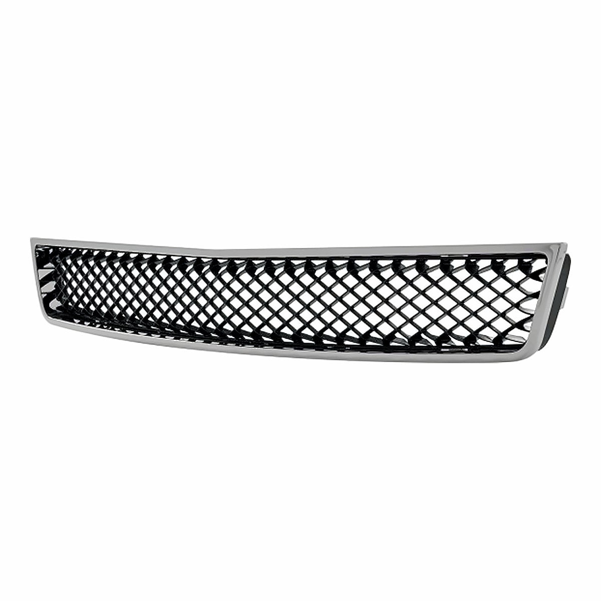 2007-2013 Chevrolet Avalanche Grille Lower Matt-Black With Chrome Frontame Without Off Road Pkg – Side View (GM1200553)