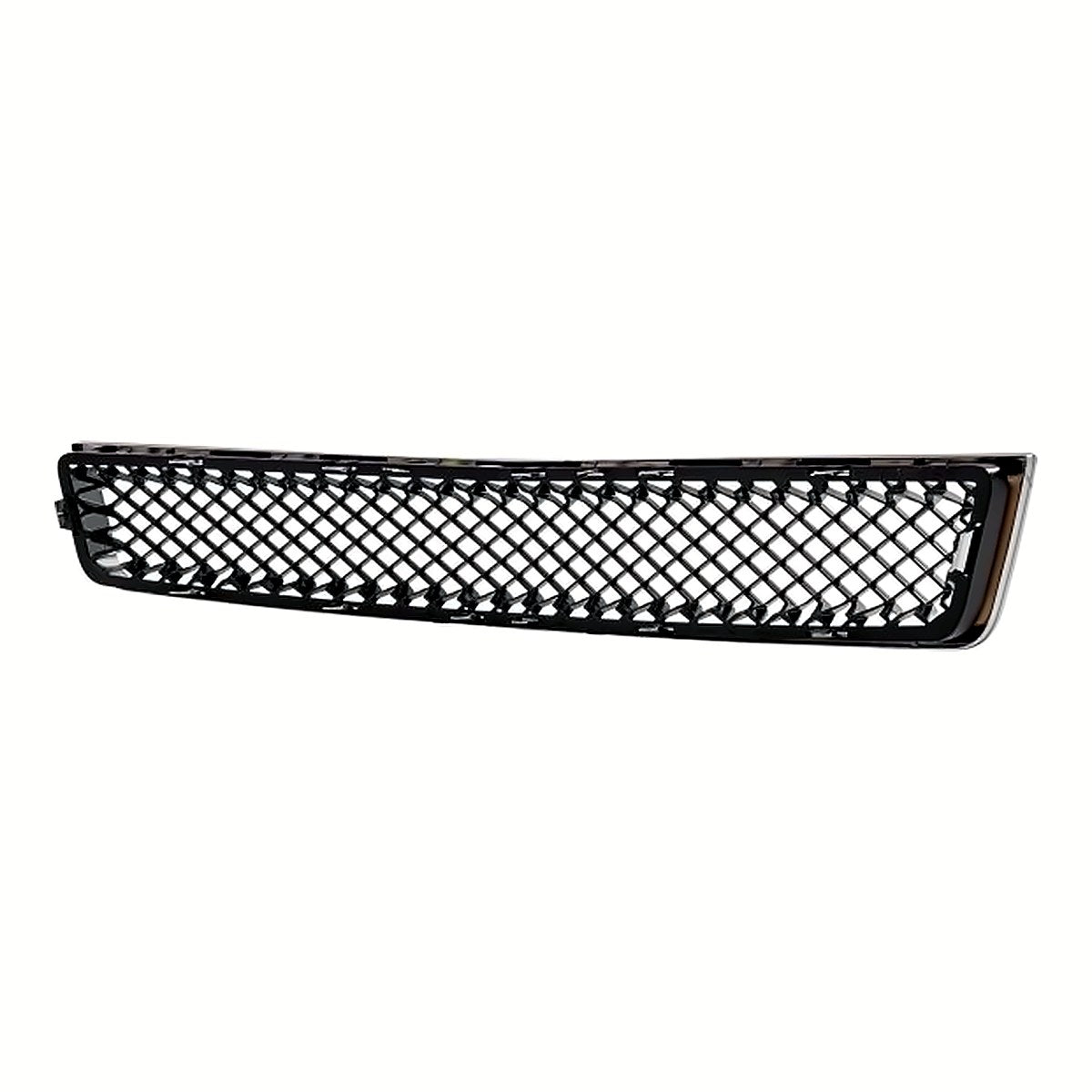 2007-2013 Chevrolet Avalanche Grille Lower Matt-Black With Chrome Frontame Without Off Road Pkg – Back View (GM1200553)