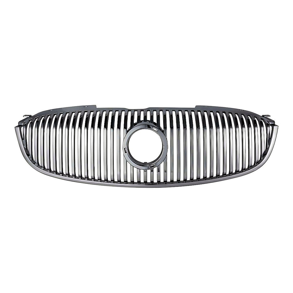 2006-2009 Buick Lucerne Grille Chrome Grey Cx – Front View (GM1200556)