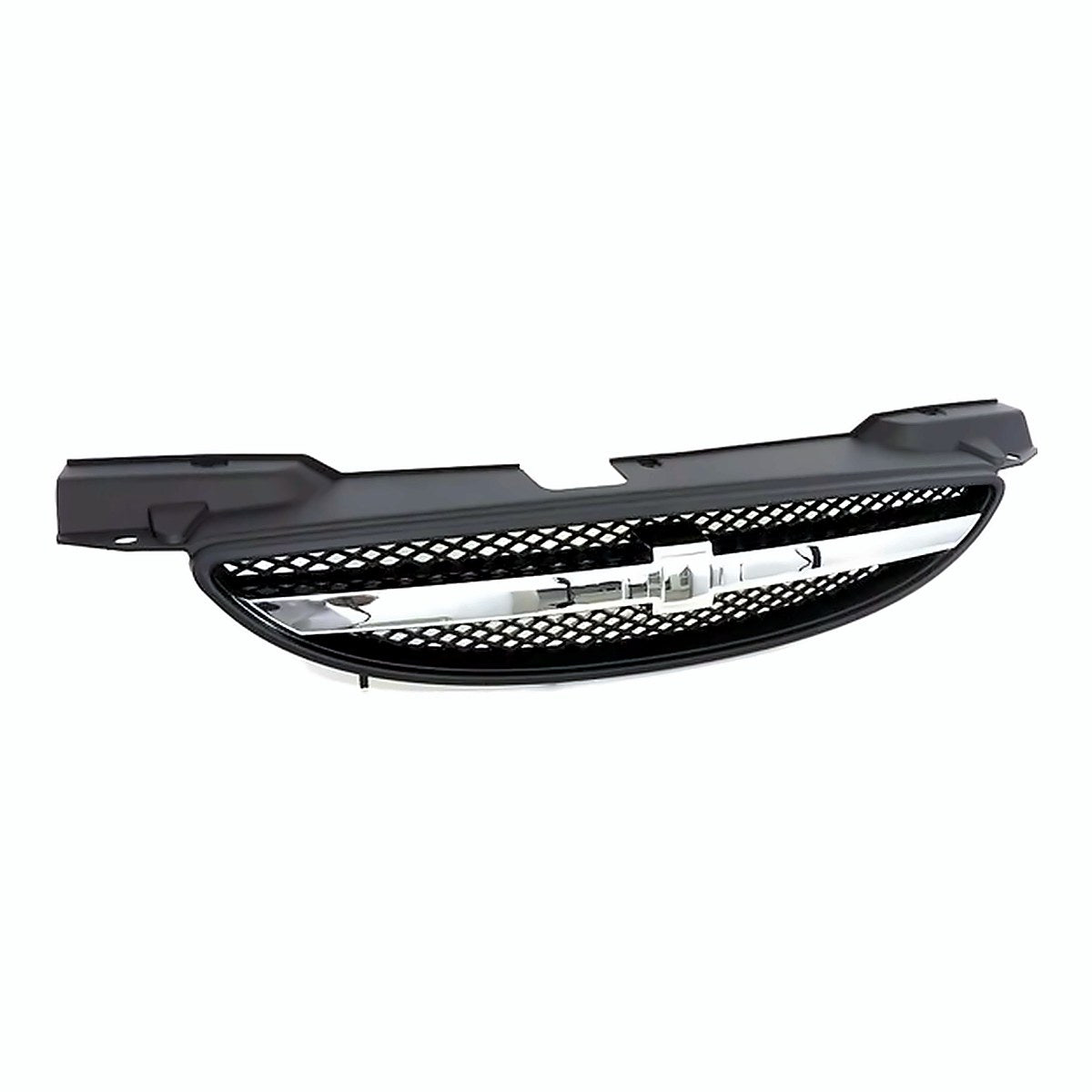 2004-2008 Chevrolet Aveo_Hatchback Grille Chrome/Black – Side View (GM1200559)