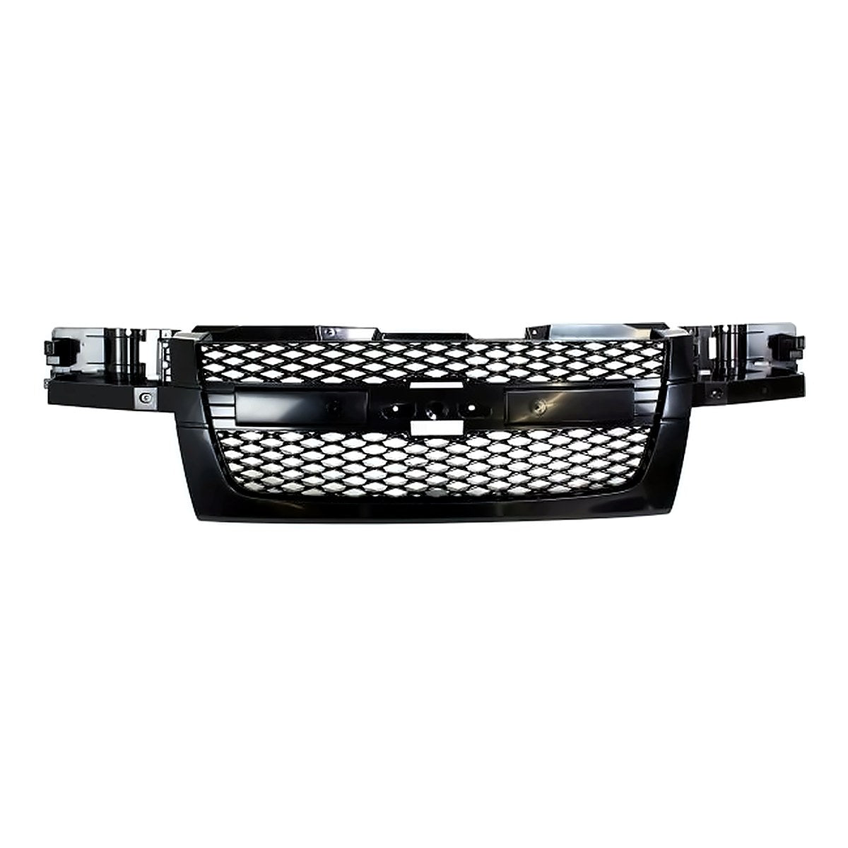 2004-2009 Chevrolet Colorado Grille Dark Grey Textured Frontame Without Moulding – Front View (GM1200560)