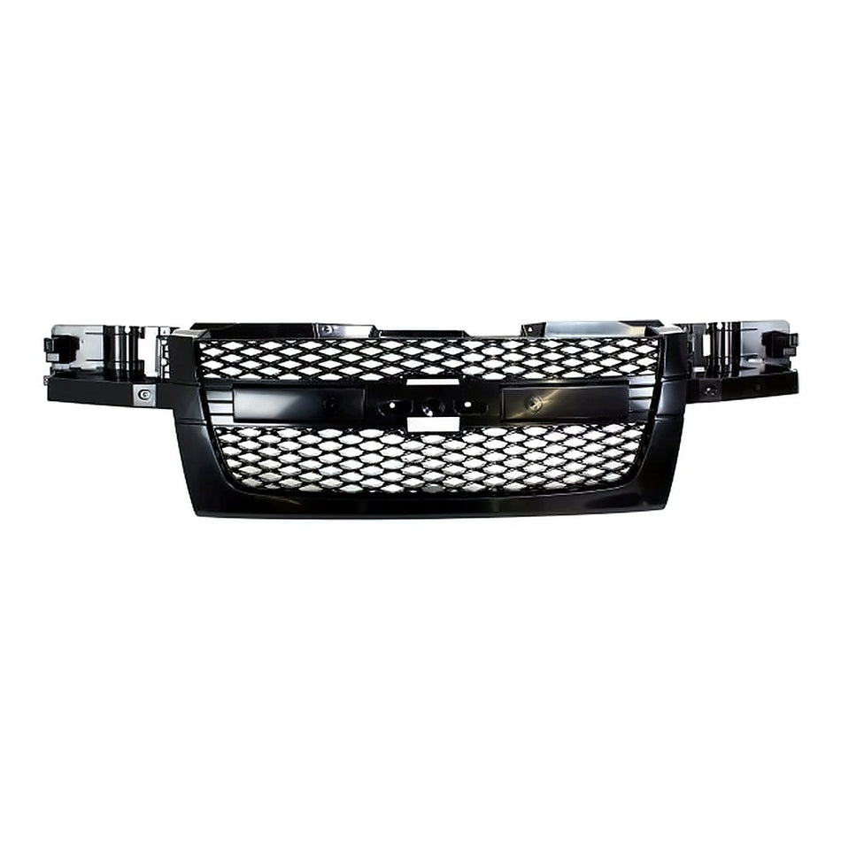 2004-2009 Chevrolet Colorado Grille Dark Grey Textured Frontame Without Moulding – Front View (GM1200560)
