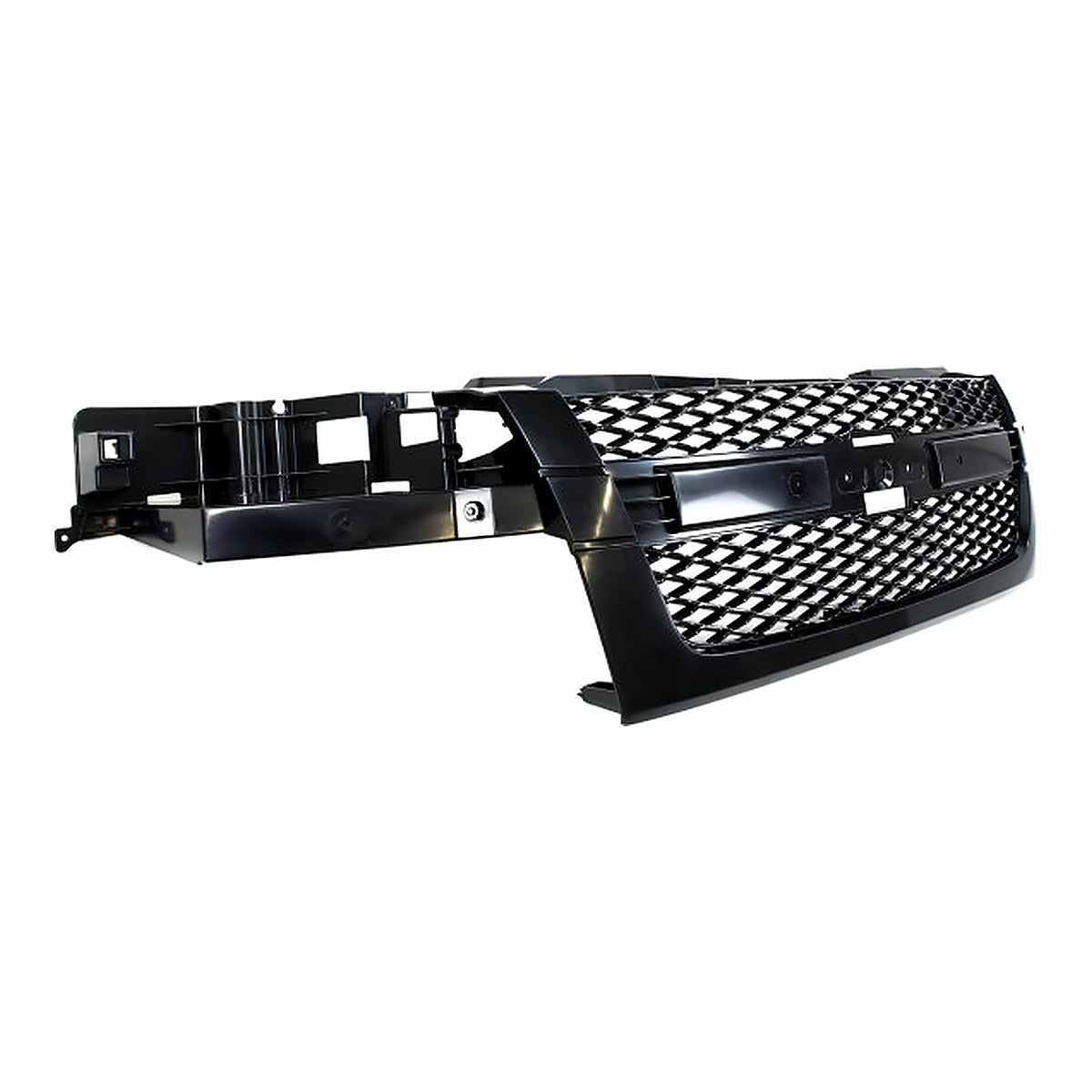 2004-2009 Chevrolet Colorado Grille Dark Grey Textured Frontame Without Moulding – Side View (GM1200560)