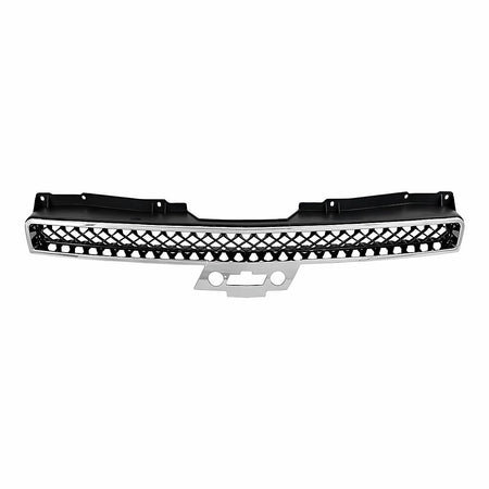 2007-2013 Chevrolet Avalanche Grille Upper Chrome With Black Frontame – Front View (GM1200563)