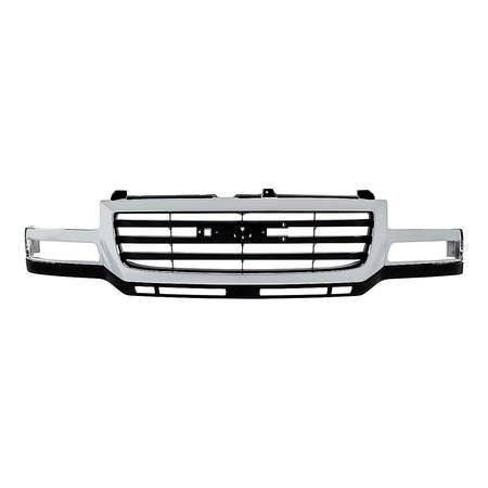 2003-2006 Gmc Sierra 1500 Grille Chrome/Black 2500/3500 – Front View (GM1200568)