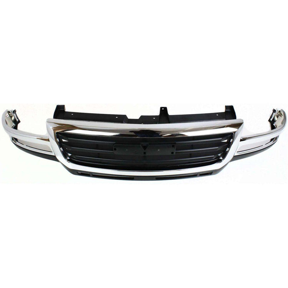 2003-2006 Gmc Sierra 1500 Grille Chrome/Black 2500/3500