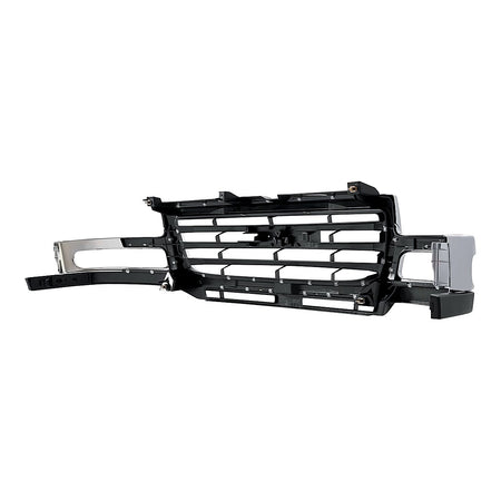 2003-2006 Gmc Sierra 1500 Grille Chrome/Black 2500/3500 – Back View (GM1200568)