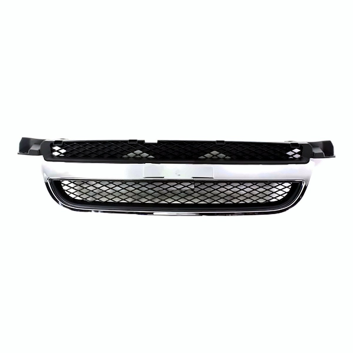 2007-2011 Chevrolet Aveo_Sedan Grille Chrome/Black – Front View (GM1200577)