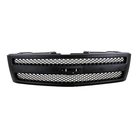 2007-2013 Chevrolet Silverado 1500 Grille Painte Black – Front View (GM1200578)
