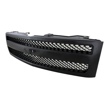2007-2013 Chevrolet Silverado 1500 Grille Painte Black – Side View (GM1200578)