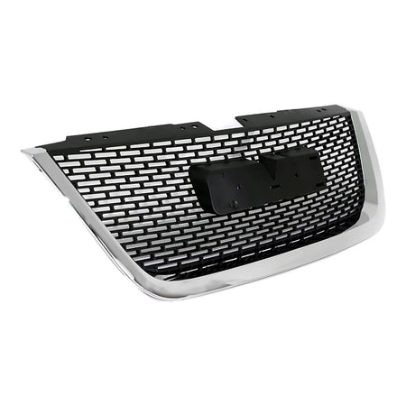 2007-2012 Gmc Acadia Grille Matte-Black With Chrome Mldg – Side View (GM1200585)
