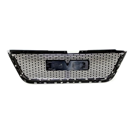 2007-2012 Gmc Acadia Grille Matte-Black With Chrome Mldg – Back View (GM1200585)
