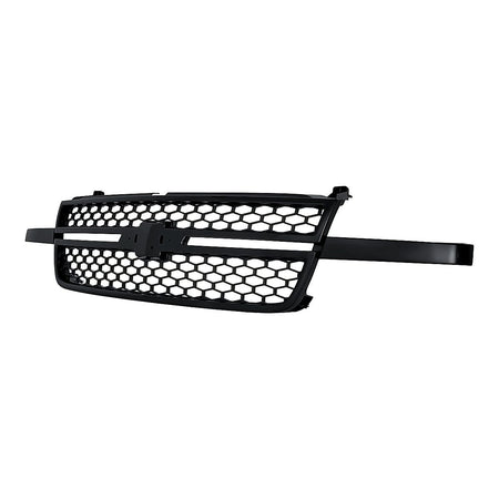 2005-2006 Chevrolet Silverado 1500 Grille Black Frontame With Black Honeycomb Ss Model – Side View (GM1200586)