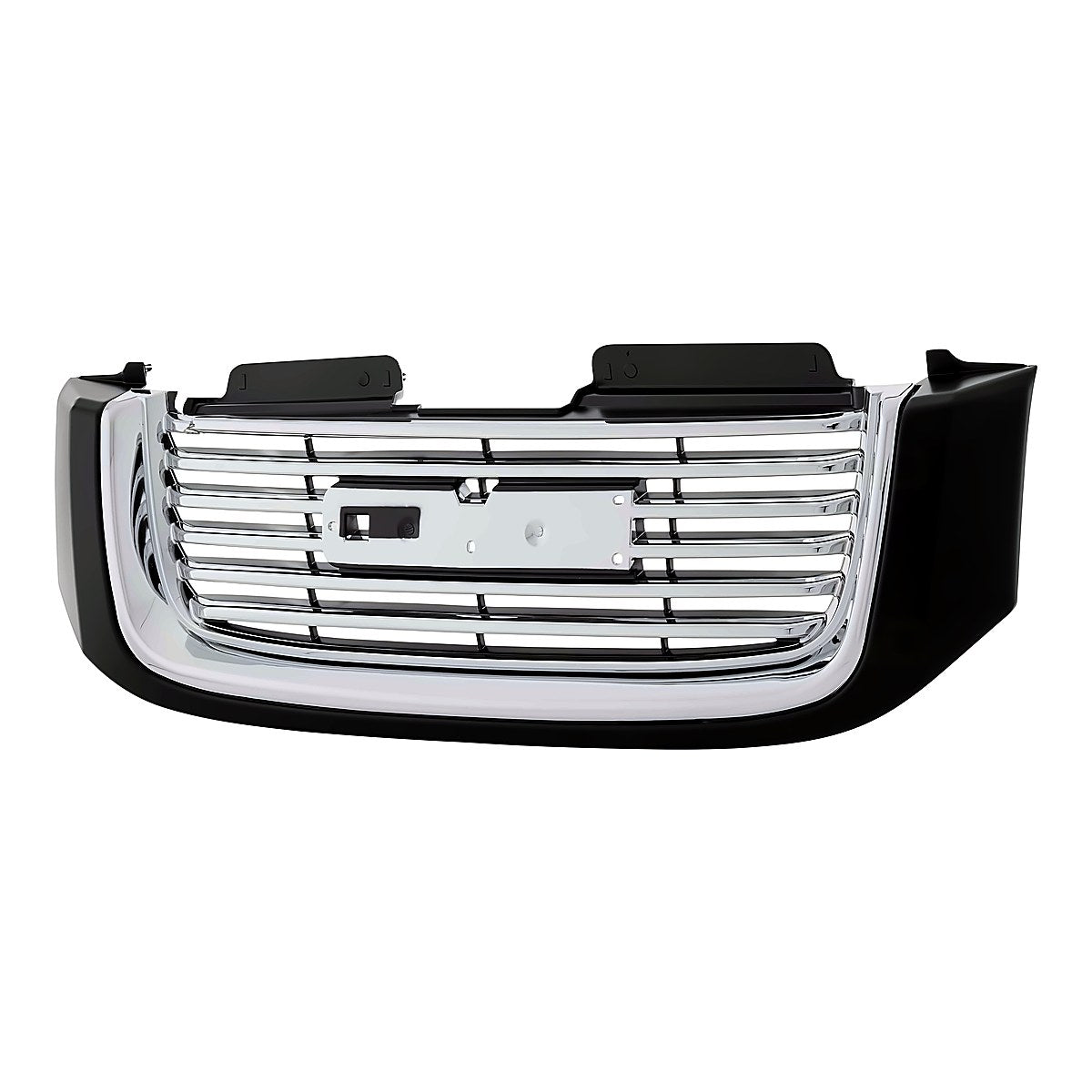 2002-2009 Gmc Envoy Grille Chrome/Black With Black Frontame Without H/L Washer Hole – Side View (GM1200604)