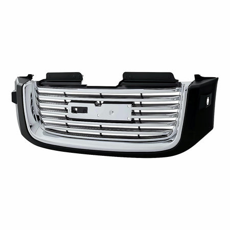 2002-2009 Gmc Envoy Grille Chrome/Black With Black Frontame With H/L Washer Hole – Side View (GM1200605)