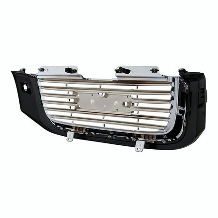 2002-2009 Gmc Envoy Grille Chrome/Black With Black Frontame With H/L Washer Hole – Back View (GM1200605)
