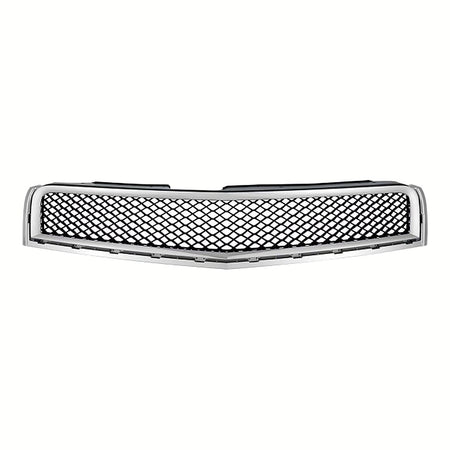 2009-2012 Chevrolet Traverse Grille Black With Chrome Moulding – Front View (GM1200615)