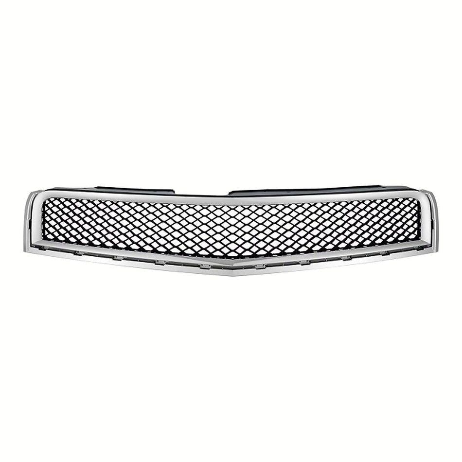 2009-2012 Chevrolet Traverse Grille Black With Chrome Moulding – Front View (GM1200615)