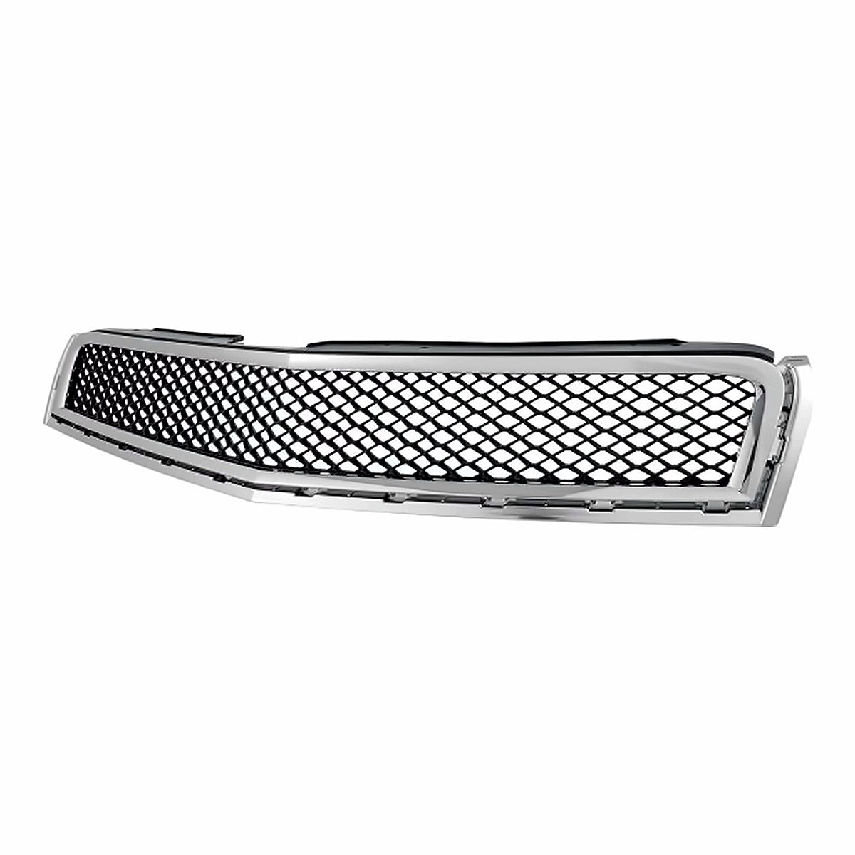 2009-2012 Chevrolet Traverse Grille Black With Chrome Moulding – Side View (GM1200615)