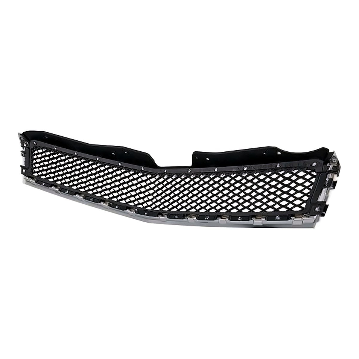 2009-2012 Chevrolet Traverse Grille Black With Chrome Moulding – Back View (GM1200615)
