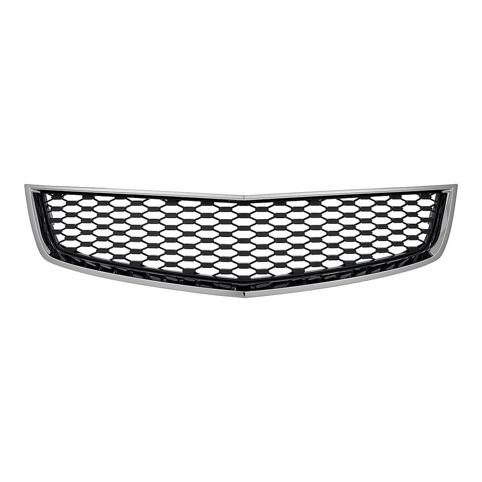 2010-2015 Chevrolet Equinox Grille Lower Black/Chrome – Front View (GM1200621)