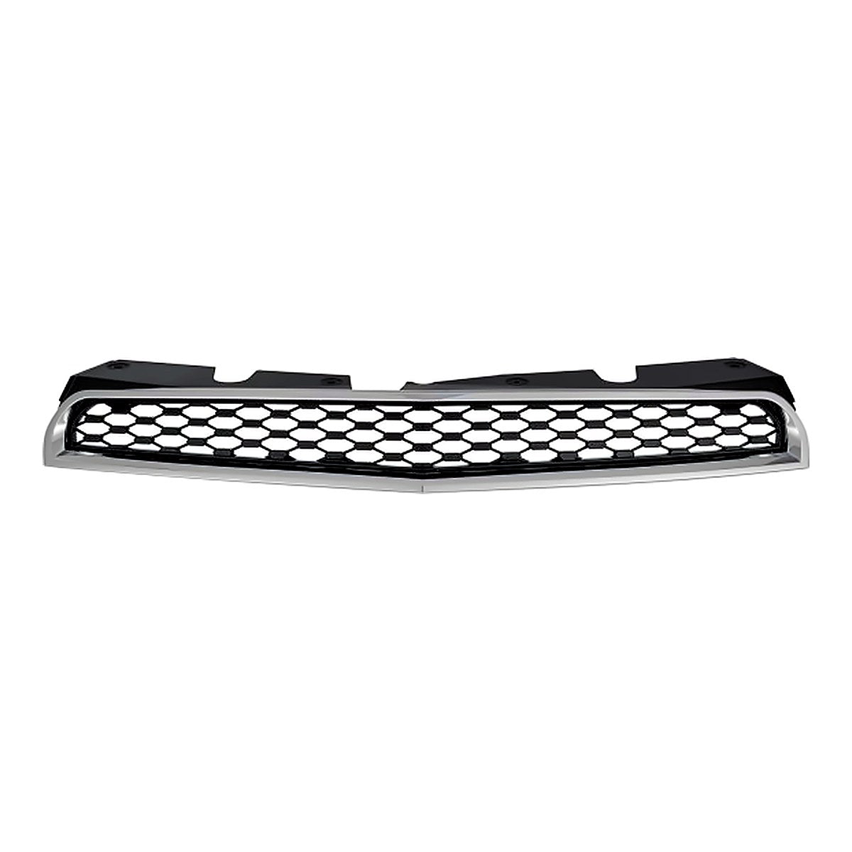 2010-2015 Chevrolet Equinox Grille Upper Black/Chrome – Front View (GM1200622)