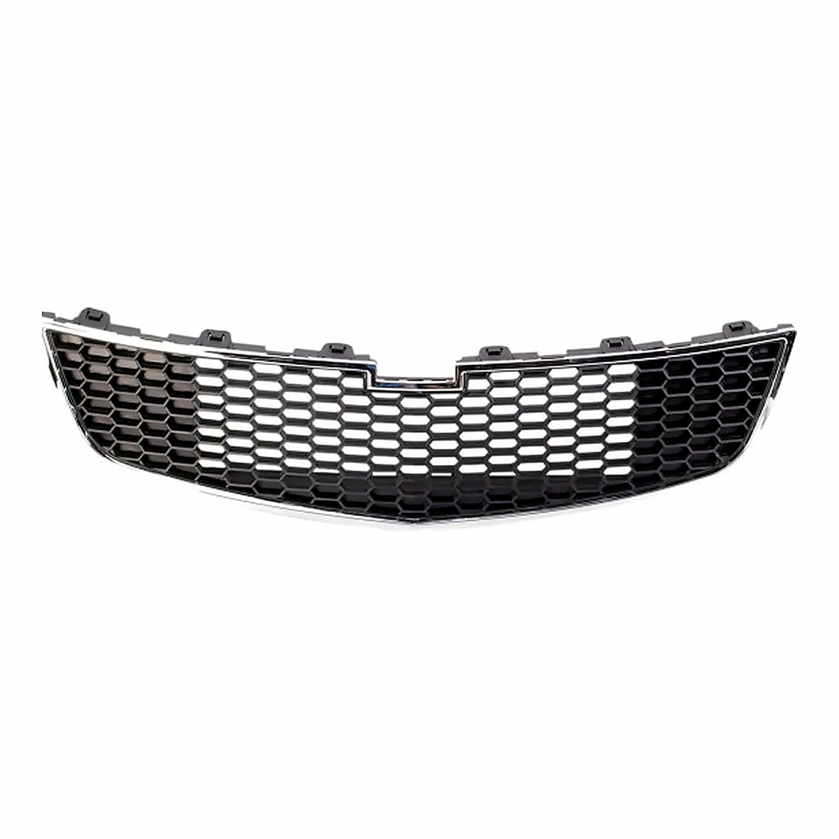 2011-2014 Chevrolet Cruze Grille Lower Matte-Black With Chrome Modg Exclude 1.4L Eco Model – Front View (GM1200624)